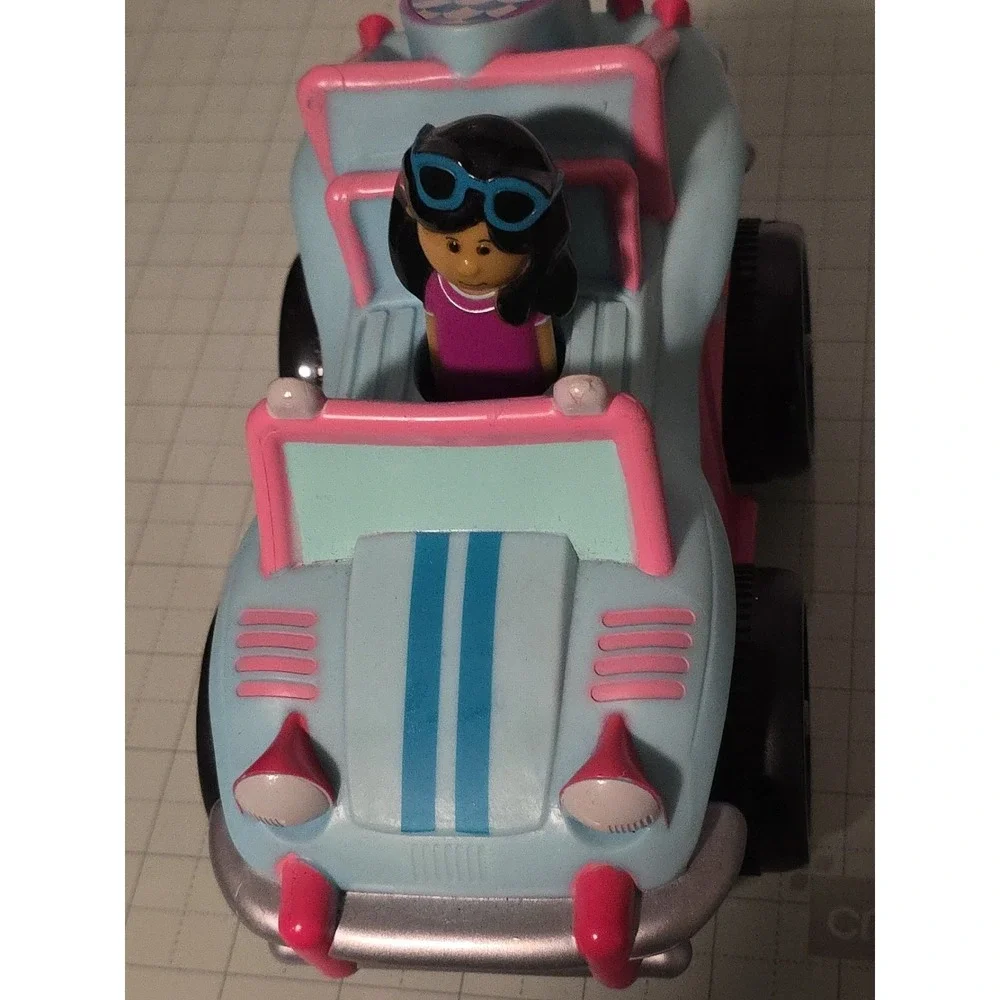 Race or‎ Chase Friction Go Go Surf Blue Pink Rolling Car 9